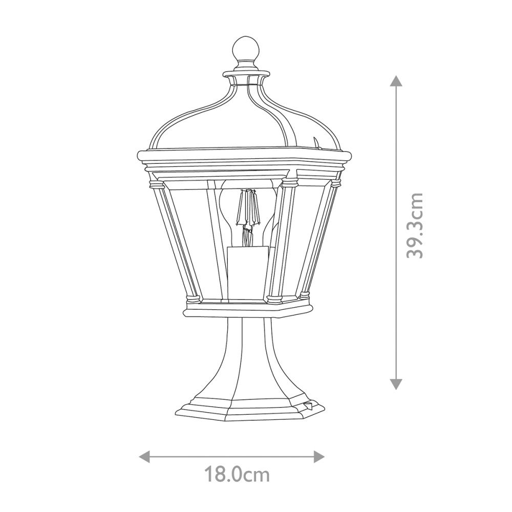 Фонарь-пьедестал Elstead Lighting, Арт. BAYVIEW-3M-BK