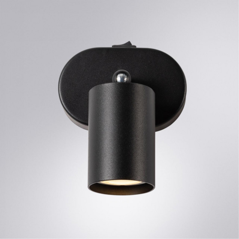 Спот 14*6 см, Arte lamp Aquarius Черный A3226AP-1BK