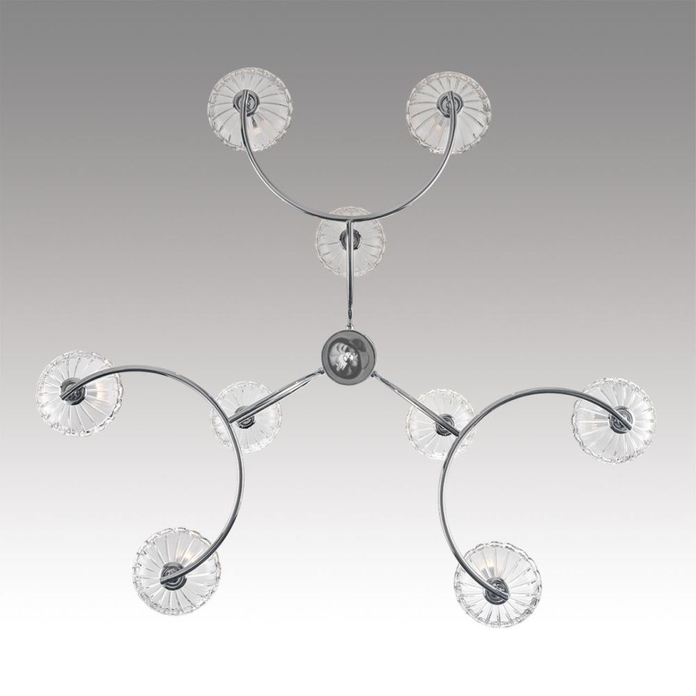 Люстра *62*63,5- см, 9*E14*40W, Lumion Lolina LUM8155/9, хром