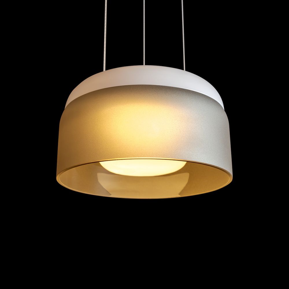 Подвесной светильник 17 см, 6W, 3000K, LOFT IT Totem 10466P Smoke matte, белый-дымчатый