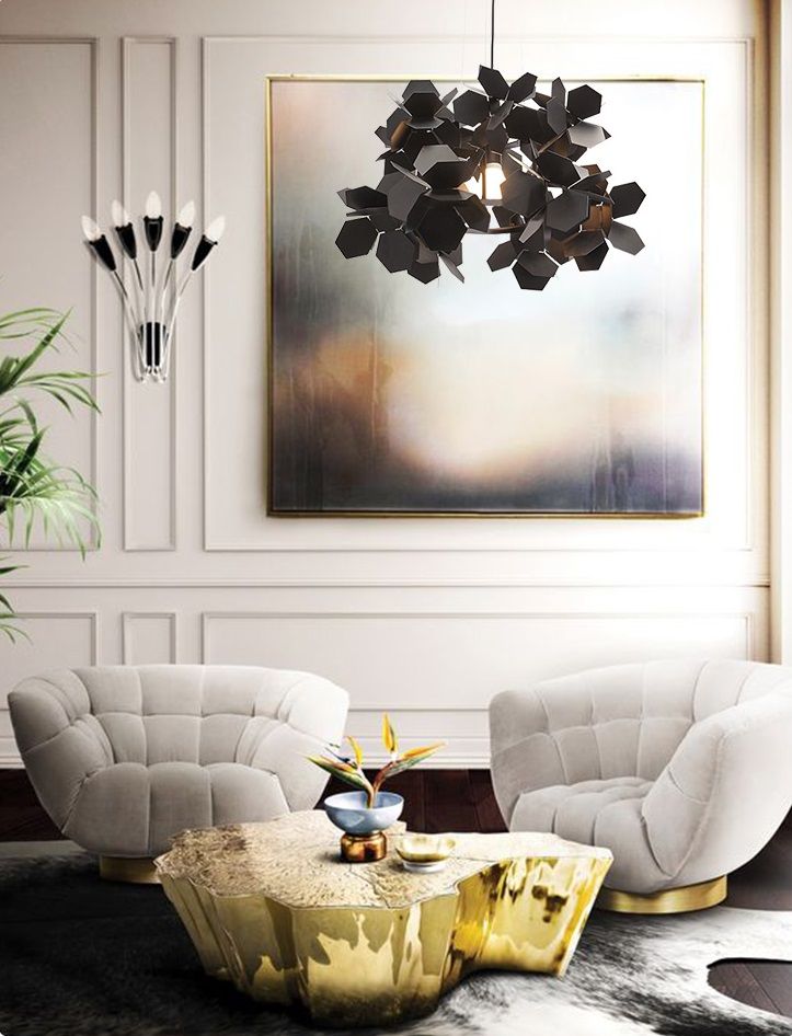 Подвесная люстра Inodesign Hydrangea Black 45.480