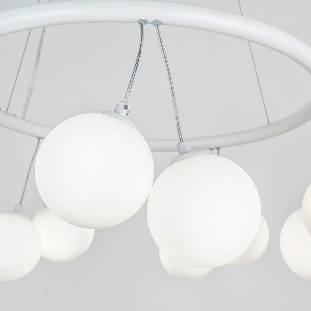 Подвесной светильник 60*70/150 см, 10*G9 MODESTYLE MS.6120.10 WH белый