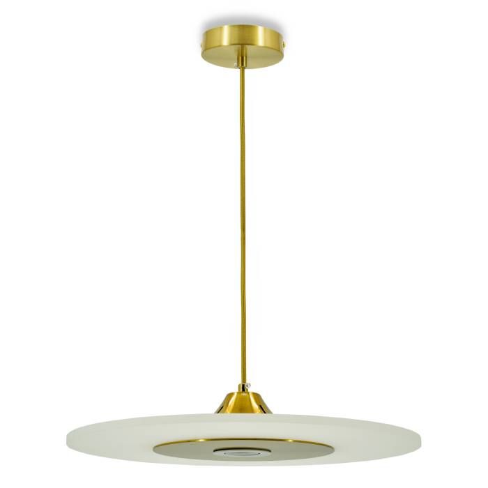 Светильник подвесной *14-190 см, 2*LED*13W, 3000K, Lightera Tekapo LE127L-50G, золотой