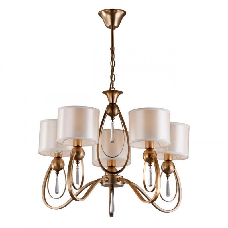 Подвесная люстра 60*90 см, 5*E27, 40W, Omnilux Omnilux 638 OML-63813-05, бронзовый