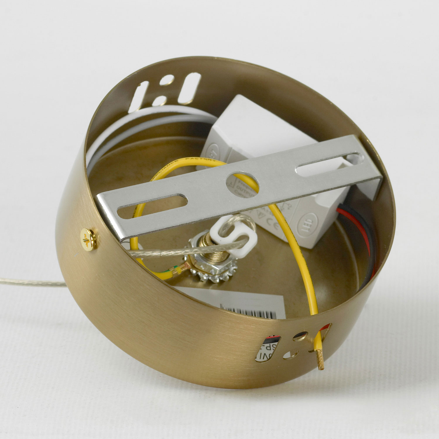Подвесной светильник 15*11*50/220 см, 1*led*15W 3000K Lussole Enterprise LSP-7252 блестящее золото