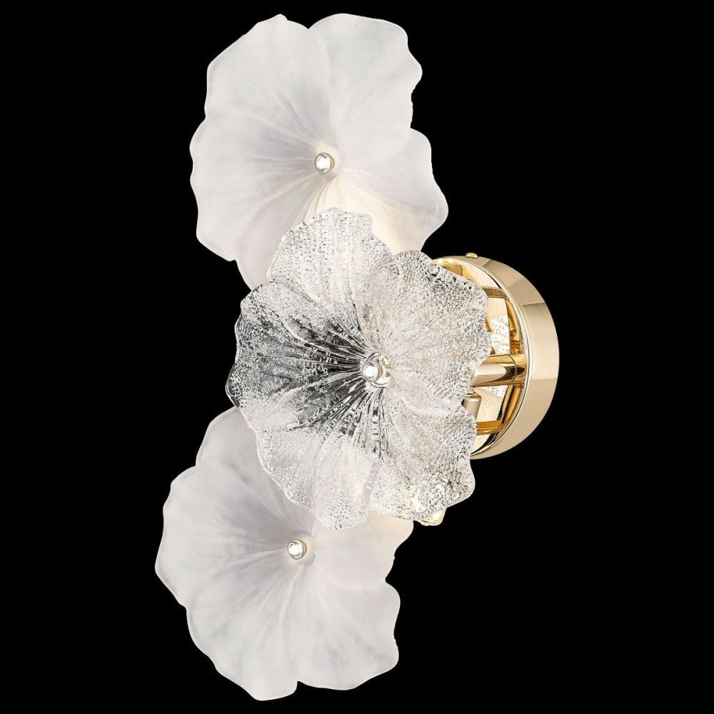 Настенный светильник 33 см, Wertmark Isabella WE112.02.301, золото