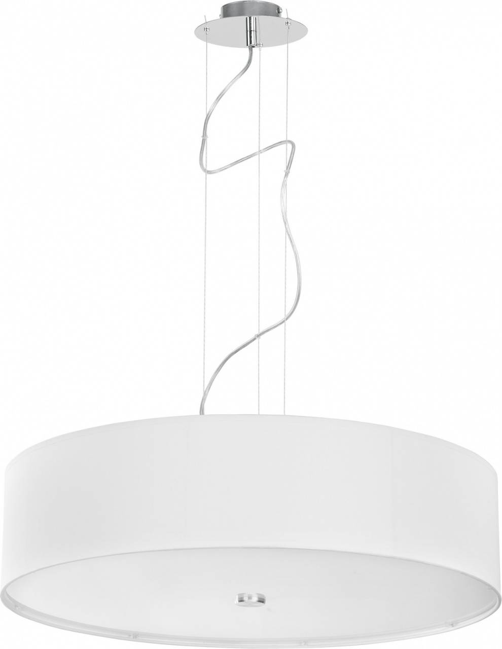 Подвесной светильник Nowodvorski Viviane 6772, диаметр 64 см, хром/белый