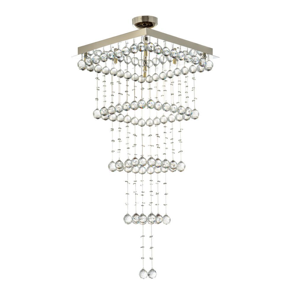 Люстра *50*75 см, 8*GAL*40W, Dio D`arte Tesoro Nickel Tesoro H 1.4.50.107 N, никель