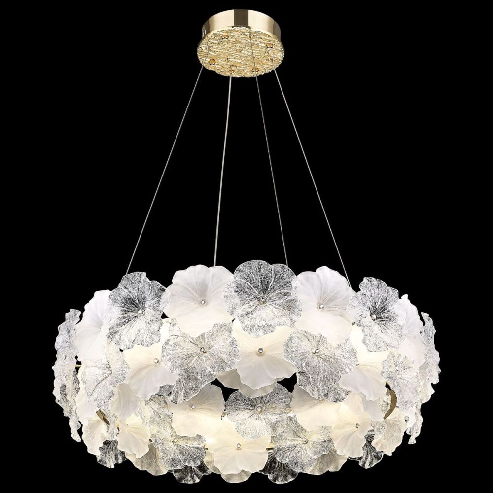 Подвесной светильник 80 см, 92W, 3000-6500K, Wertmark Isabella WE112.80.303, золото