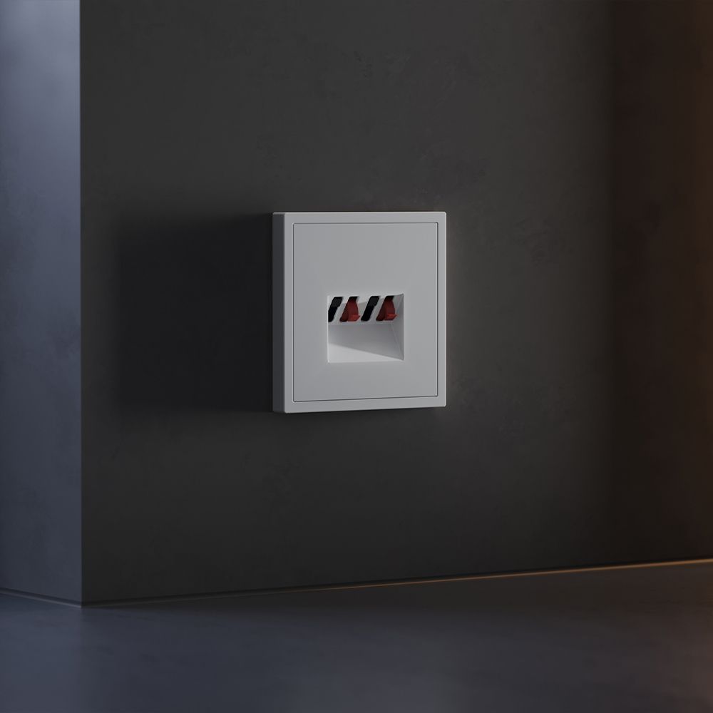 Накладка для розетки акустической 4-местной , S70, серый Voltum VLS001516