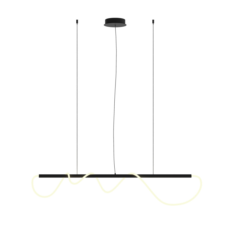 Подвесной светильник 18*140 см, LED 43W, 3000К, Черный Maytoni Tau MOD146PL-L30B3K