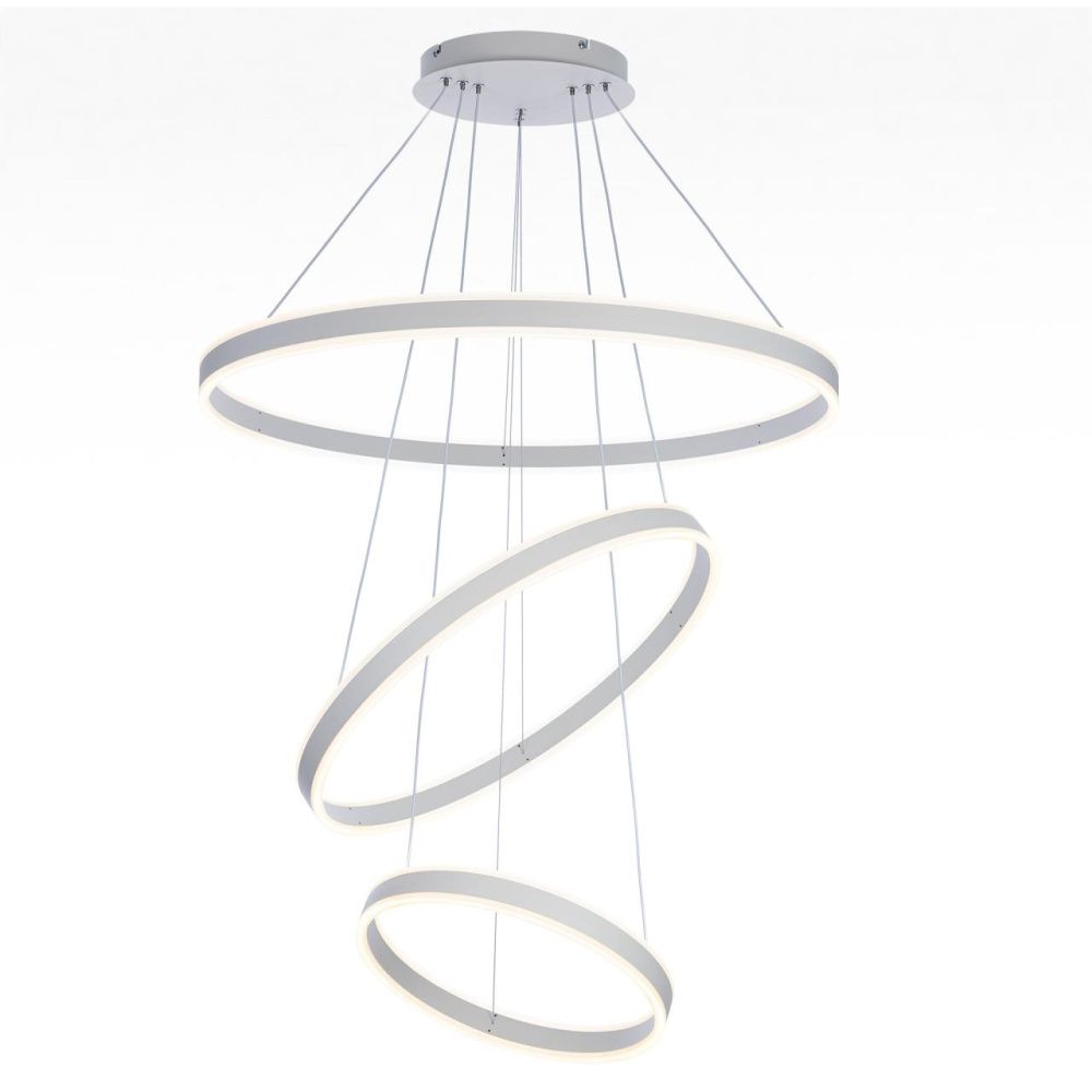 Люстра 80*120 см LED*195 W, 3000 / 5500 К Citilux Дуэт Белый CL719680