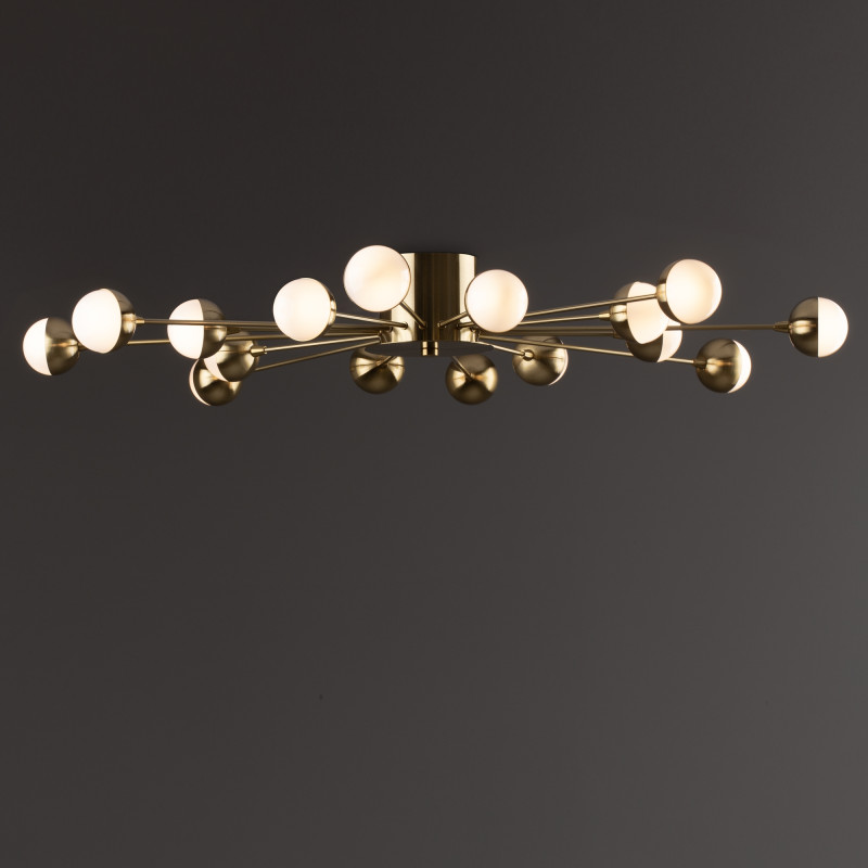 Светильник 84 см, Freya Celebrity FR5242CL-16BS, латунь