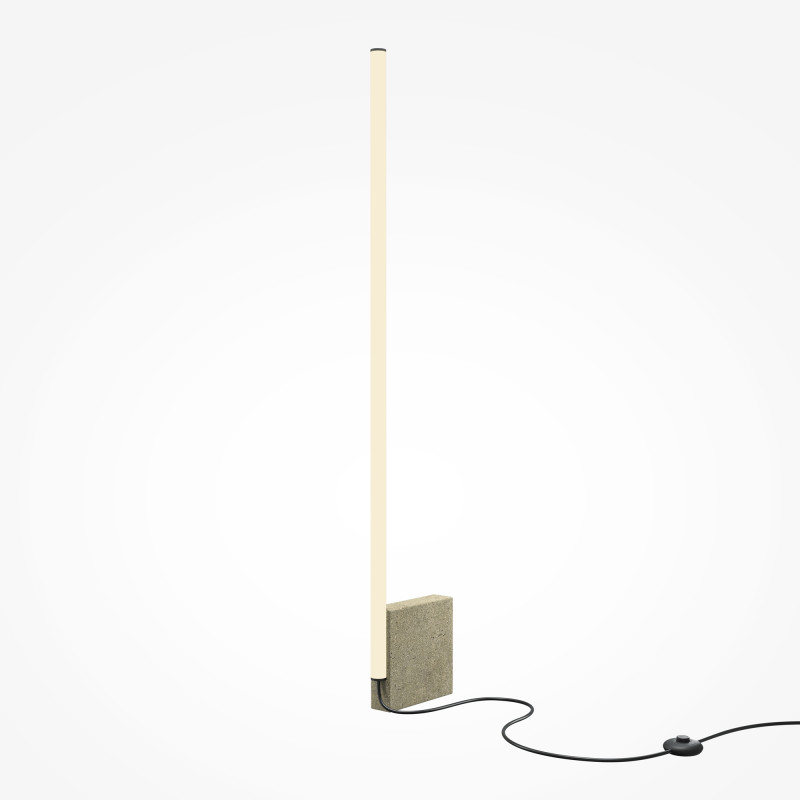 Торшер 20*5*128,2 см, LED, 24W, 3000К, Maytoni SOLID MOD277FL-L24GR3K серый