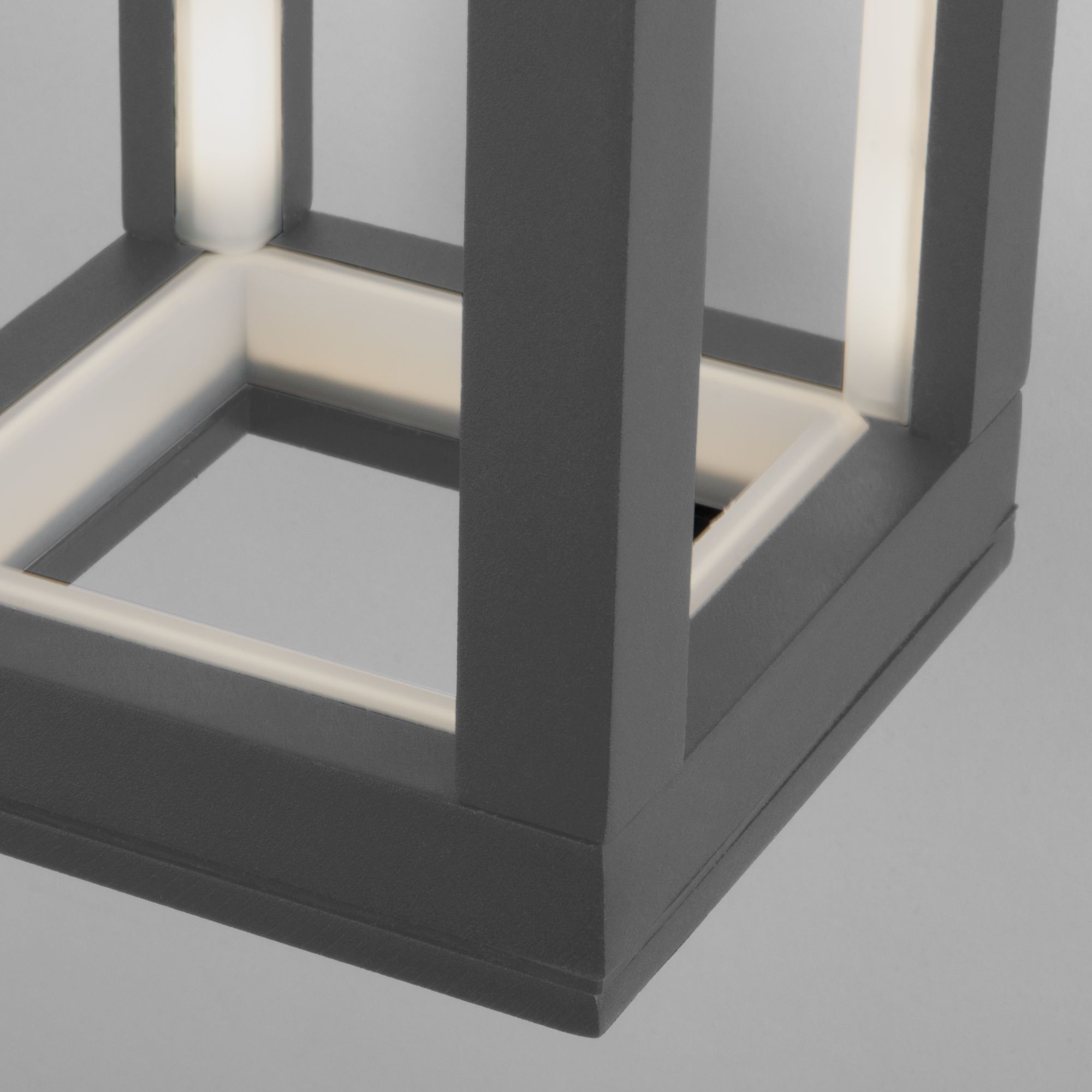 Уличный настенный светодиодный светильник Frame LED IP54 1527 TECHNO LED серый Elektrostandard