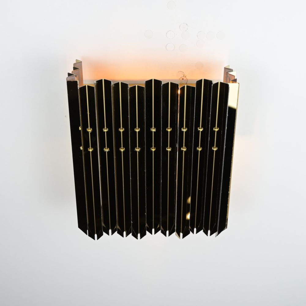 Бра Grace Lightning Facet Wall Lamp *27*29 см, 1*E27*60W, ImperiumLoft 44.290, Золотистый
