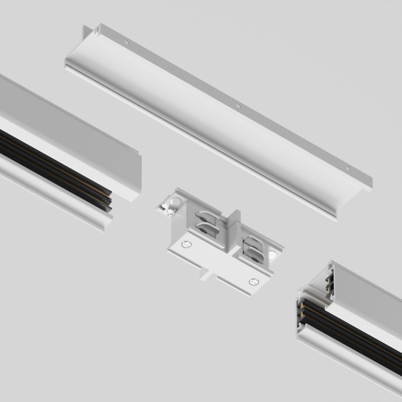 Усилитель стыка Maytoni Technical Three phase track system Trinity TRA005TL-31W, белый