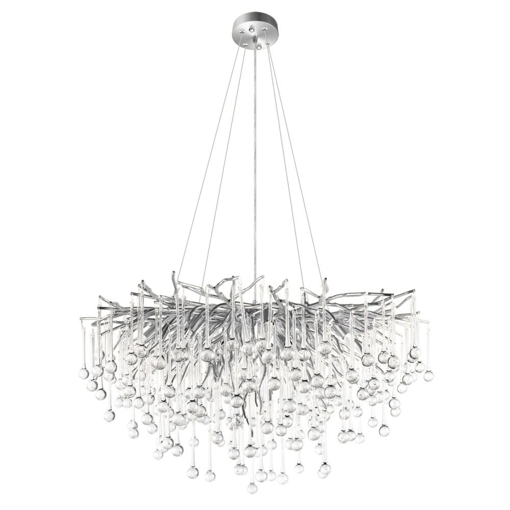 Люстра *80*45 см, 15*G9*5W, Loft It Drops 10376/800, Серебро