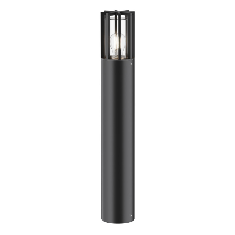 Садово-парковый светильник 12*75 см, 1*E27, 15W, Maytoni BARREL O453FL-01GF серый