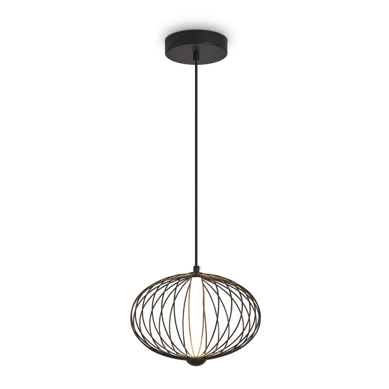 Светильник 30 см, 8W, 3000K, Freya Sabi FR6131PL-L10B, черный