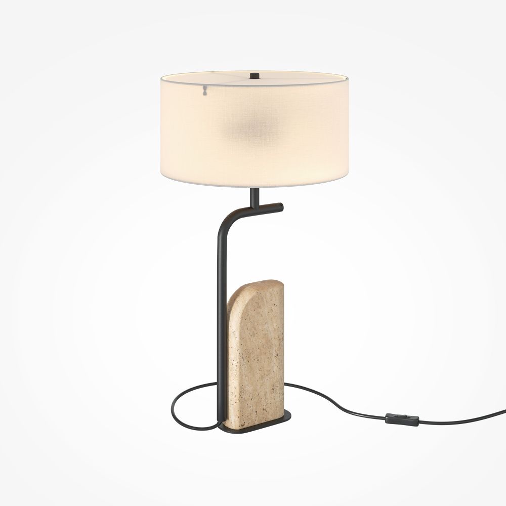 Настольный светильник 28*48 см, 2*E14*40W, K, Maytoni Glamping MOD437TL-02B, Черный
