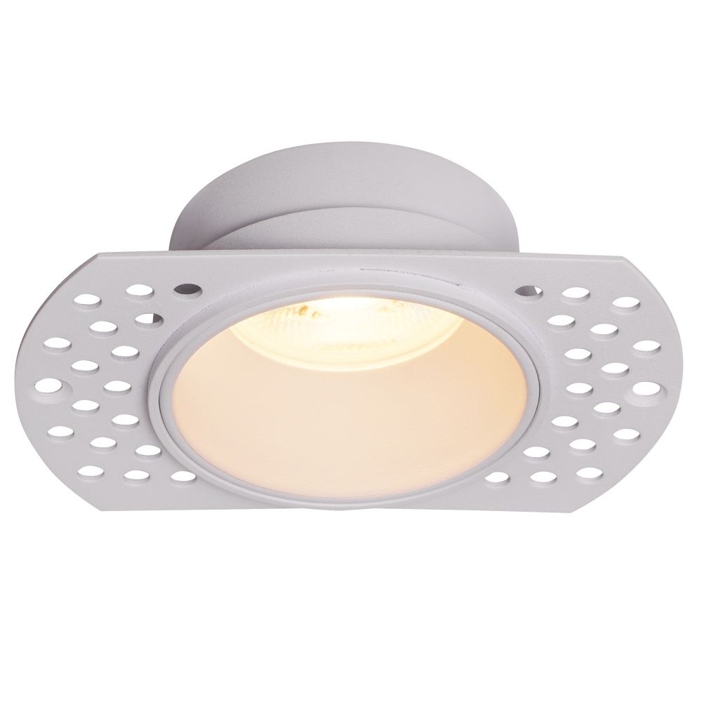 Светильник встраиваемый 10,5*7*3-3 см, вр 6,2 см, 1*GU10*12W, Mantra Lances MAN8664, белый