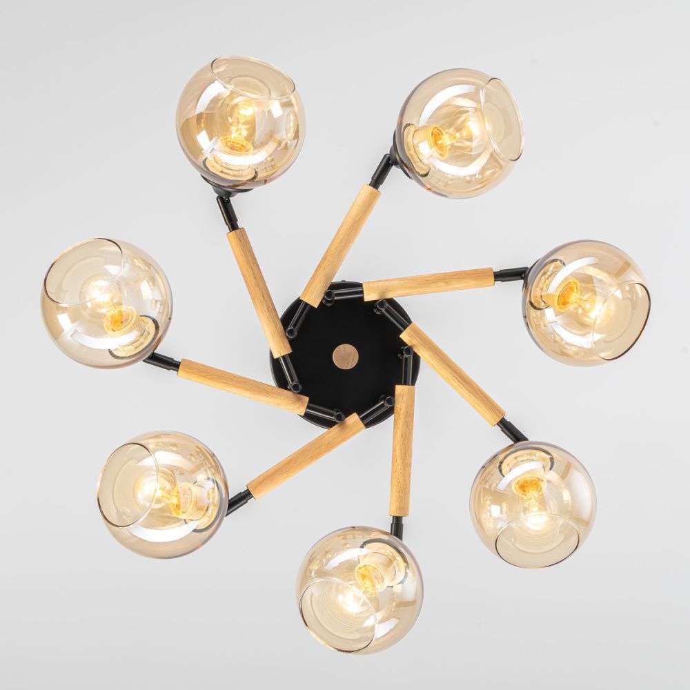 Светильник 76 см, Citilux TIKA CL133171, черный-дерево