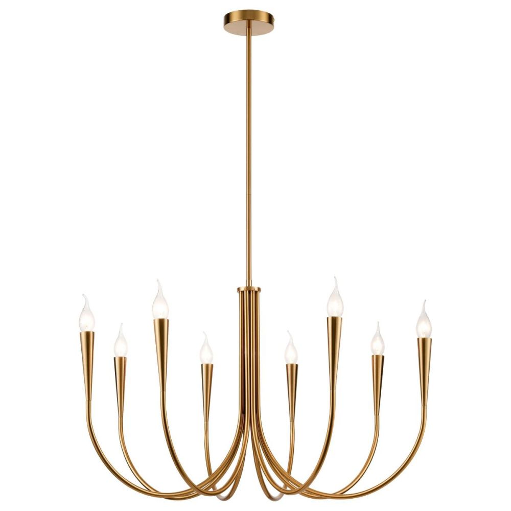 Подвесная люстра 79 см, Velante 368-503-08, бронза