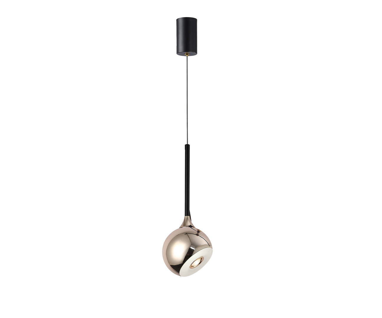 Подвес Тимо 12 см, 8W, 4000K, Kink Light 07529-1A,33, черный-золото