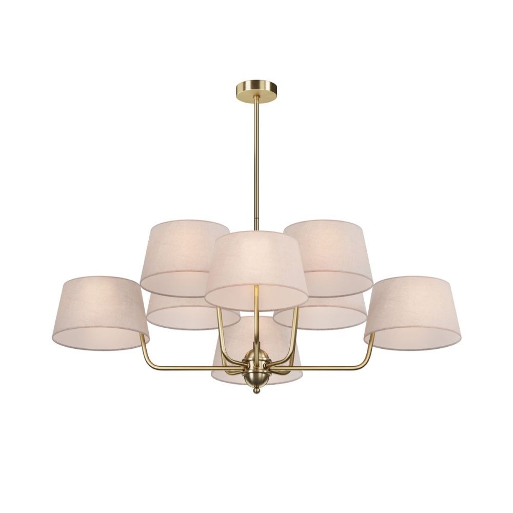 Люстра на штанге 95 см, Maytoni Modesto MOD360PL-08BS, латунь