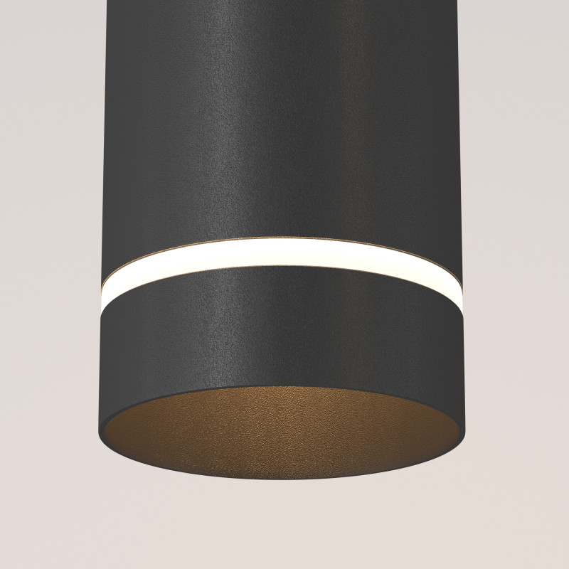Светильник 8 см, 12W, 3000K, Maytoni Pendant Orlo P085PL-12W3K-B, черный