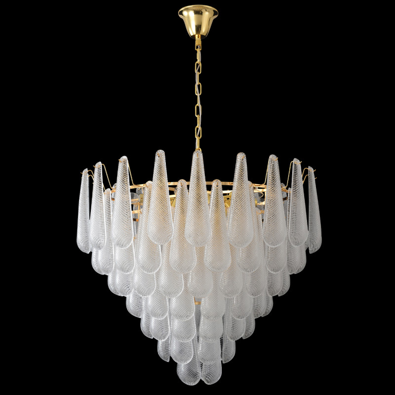 Каскадная люстра 75*168 см, 18*E14, 720W, Crystal Lux FONTAIN SP18 GOLD золотой