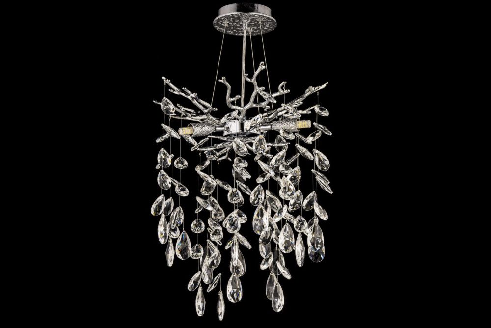 Люстра подвесная *37* см, 3*G9*40W, Dio D`arte Tavenna Nickel Tavenna H 1.5.32.638 N, никель