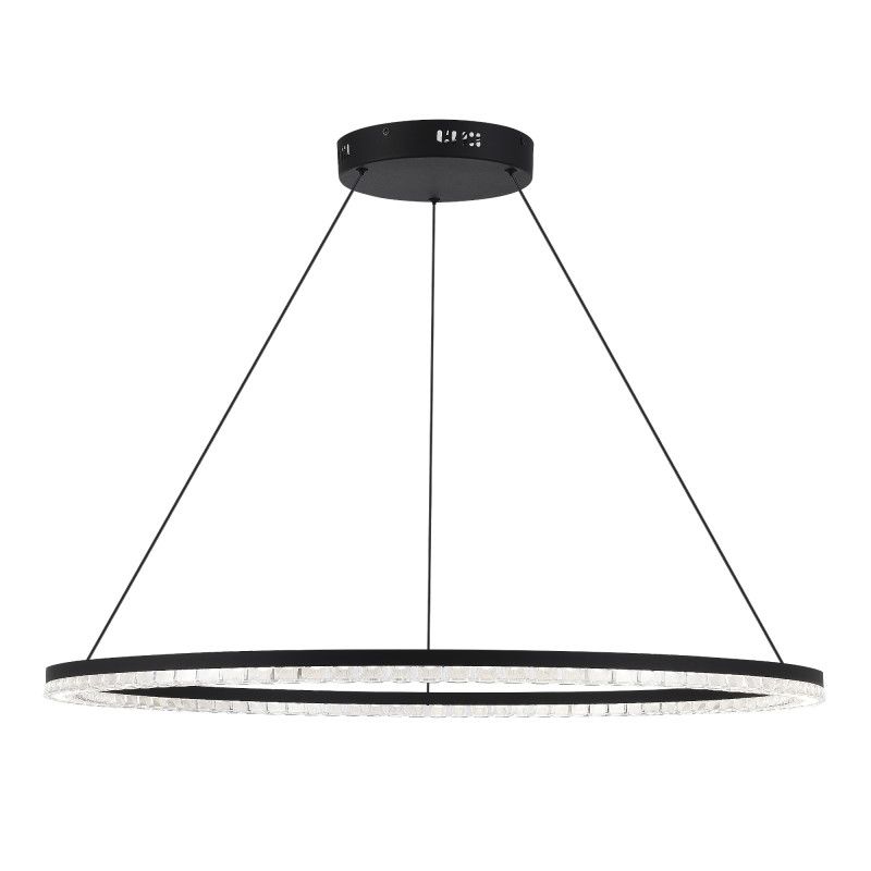 Подвесной светильник *85*-150 см, *LED, 54W, 4000K, ST-Luce Euclidics SL1018.413.01, черный