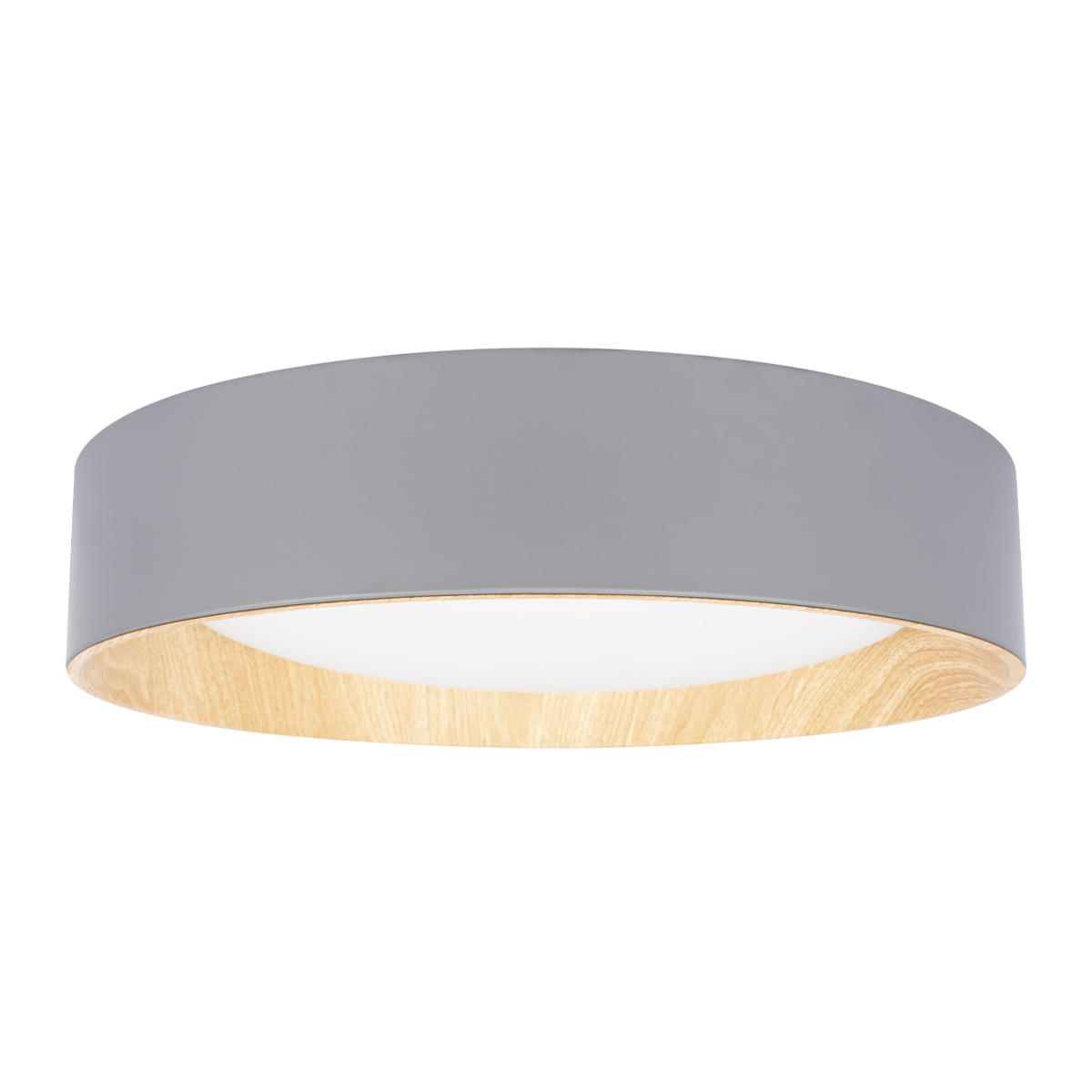 Потолочный светильник 45*10 см, 1*LED*36W 4000K серый, дерево LOFT IT Coin 10202 Grey