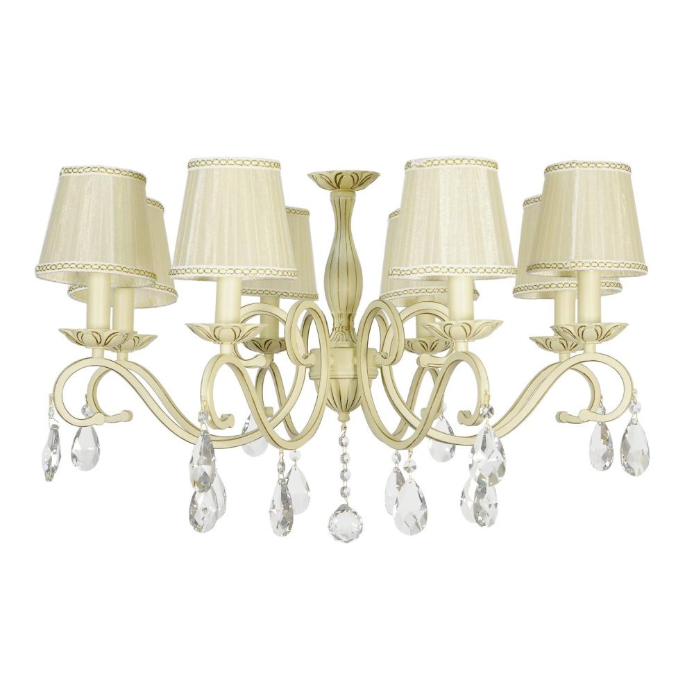 Люстра *67*42 см, 8*E14*40W, Arti Lampadari San Montano San Montano E 1.1.8 C, Кремовый