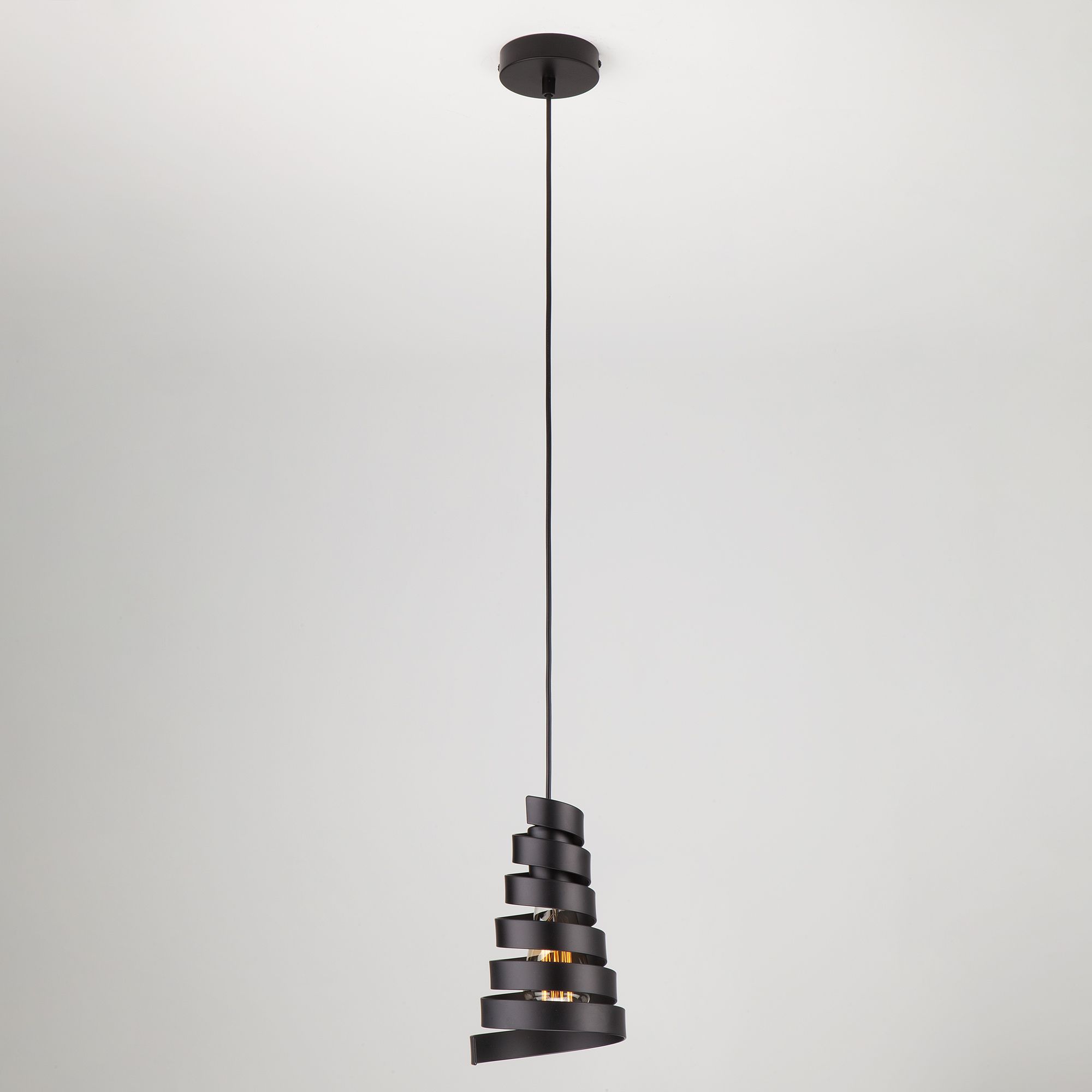 Подвесной светильник в стиле лофт 15 см Eurosvet Storm 50058/1 черный