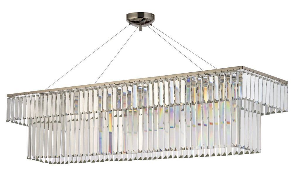 Люстра подвесная **26 см, 10*G9*40W, Arti Lampadari Enio Enio E 1.5.120X30.100 NP, Никель