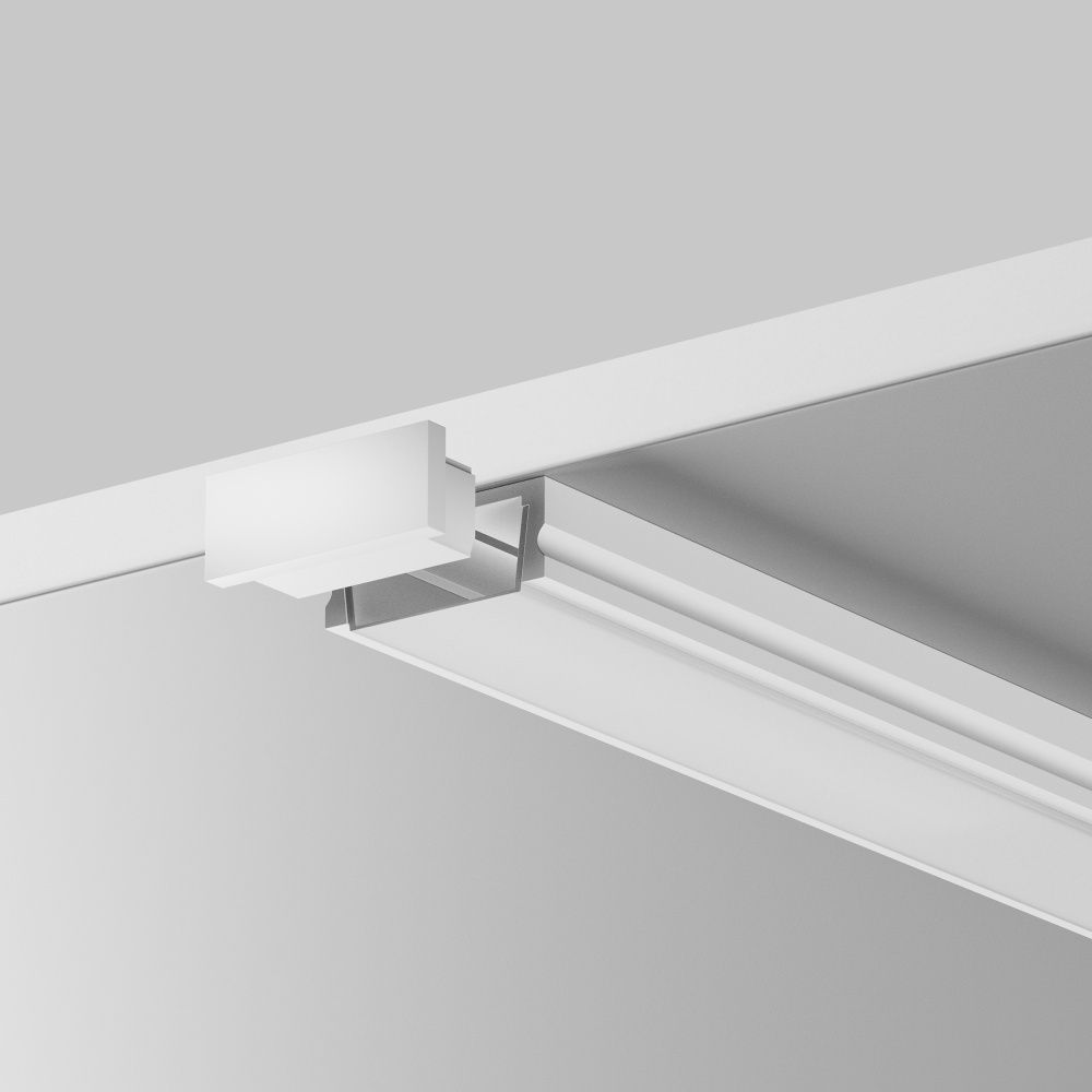 Комплект заглушек (для профиля 15×06) 10 шт., ALM-001-W-EC 642020, 1*2*1 см, Maytoni Led Strip 642020, Белый