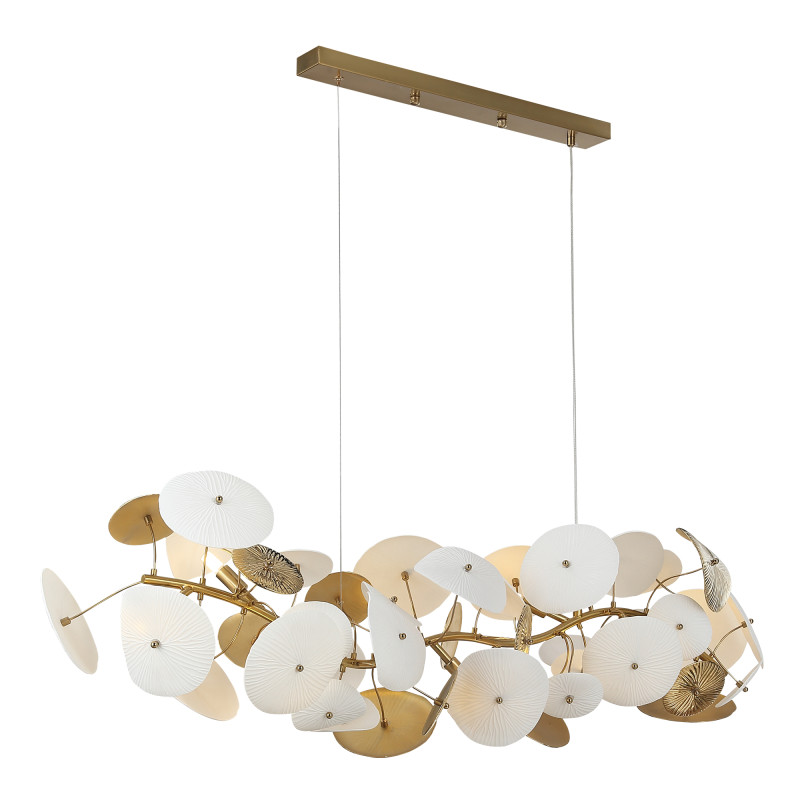 Светильник подвесной DAHLIA 8*G9 LED*5W 4000K ST LUCE SL1518.303.08 латунь