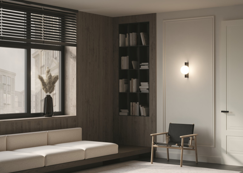 Светильник 30 см, Maytoni Avant-garde MOD324WL-01B, черный