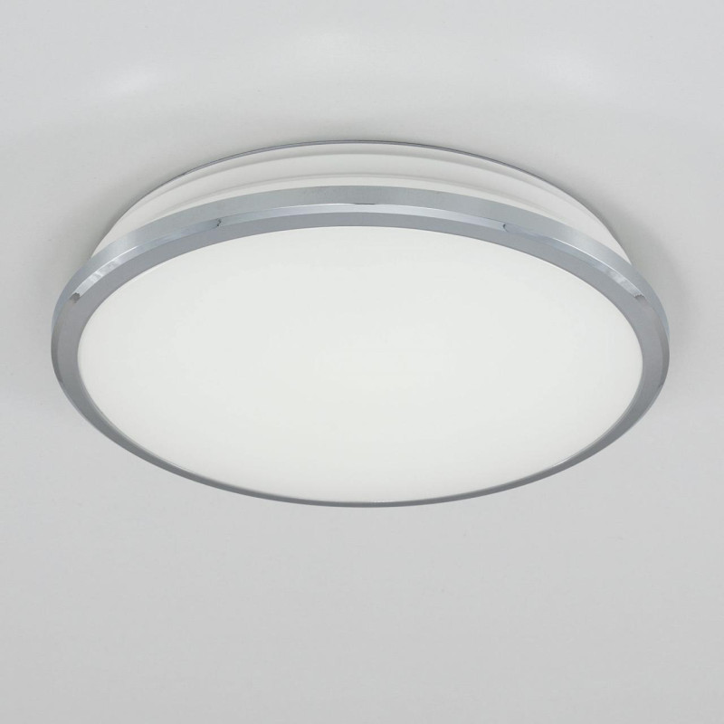 Светильник для ванной, диаметр 28 см, 16W, 4000К CL702161N Citilux ЛУНА, IP54, LED 16W, Хром