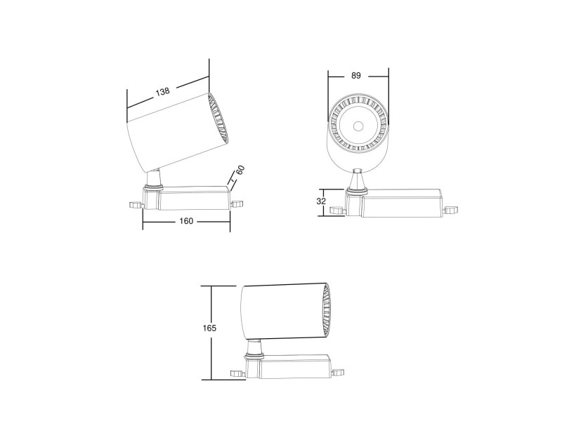 Трековый светильник Maytoni LED Vuoro TR029-3-30W3K-W, 30W LED, 3000K, белый
