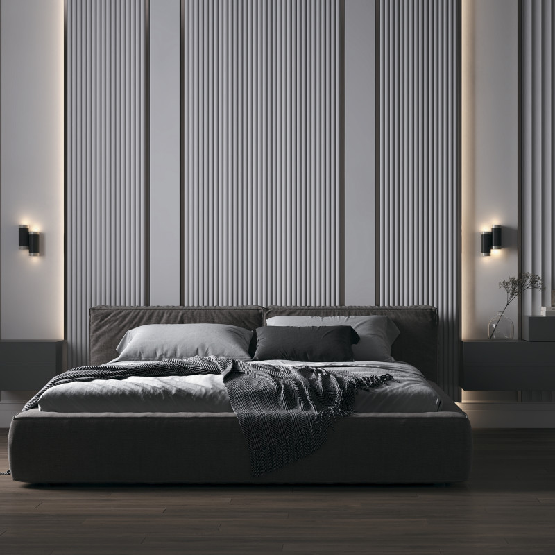 Бра 9*9*22,4 см, 10W, 3000K, Maytoni Dafne C027WL-L10B черный