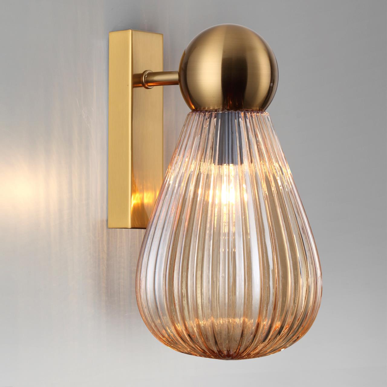Светильник 27 см, Odeon Light Elica 5402/1W, золото