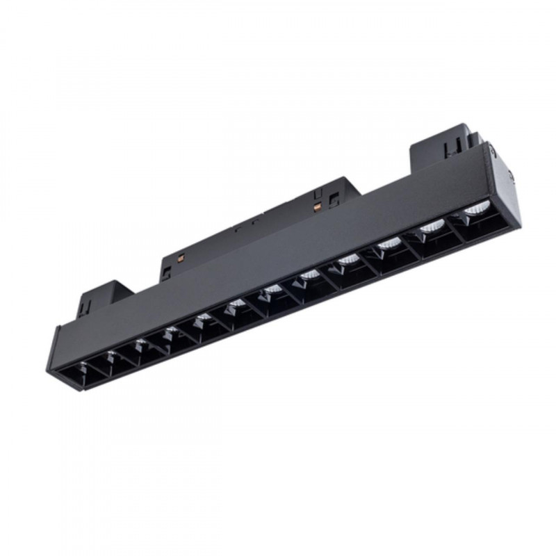 Трековый светильник 22,2*2,2 см, 1*LED*12W, 4000К, Arte lamp Linea Черный A4684PL-1BK