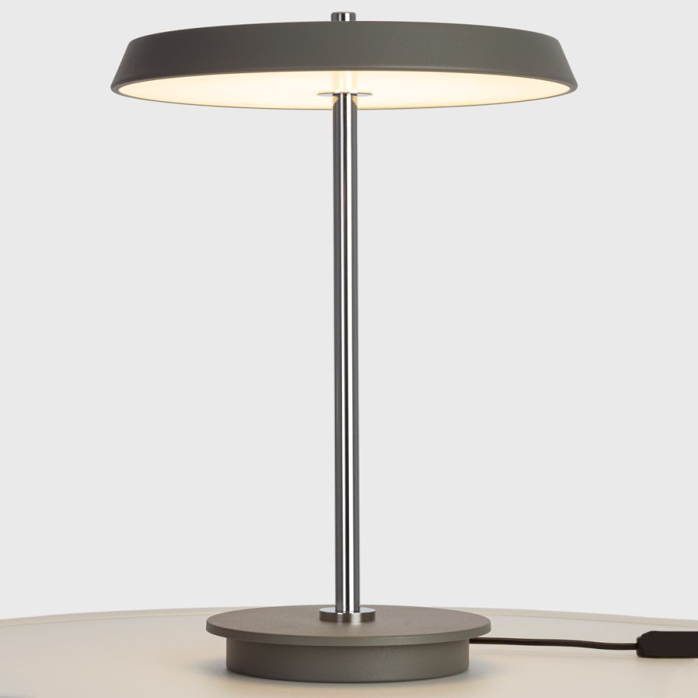 Настольная лампа с диммером LED Серая Citilux LINA CL812012