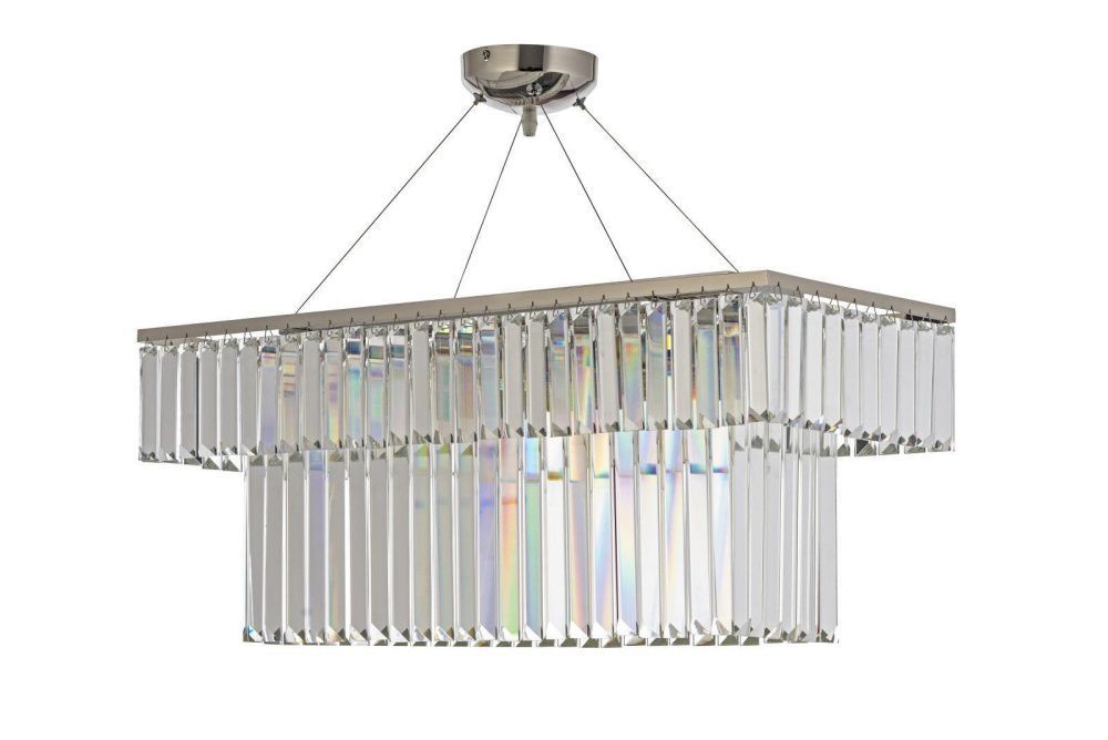Люстра подвесная **26 см, 8*G9*40W, Arti Lampadari Enio Enio E 1.5.70X25.100 NP, никель
