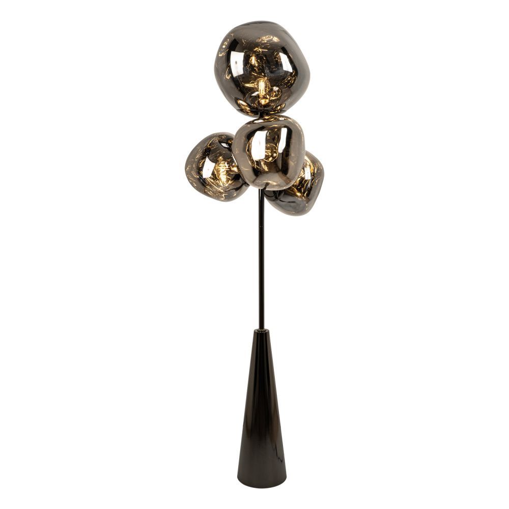 Торшер *56*-175 см, 1*Е27*60W, Modestyle  MS.500.04FL, Жемчужный черный