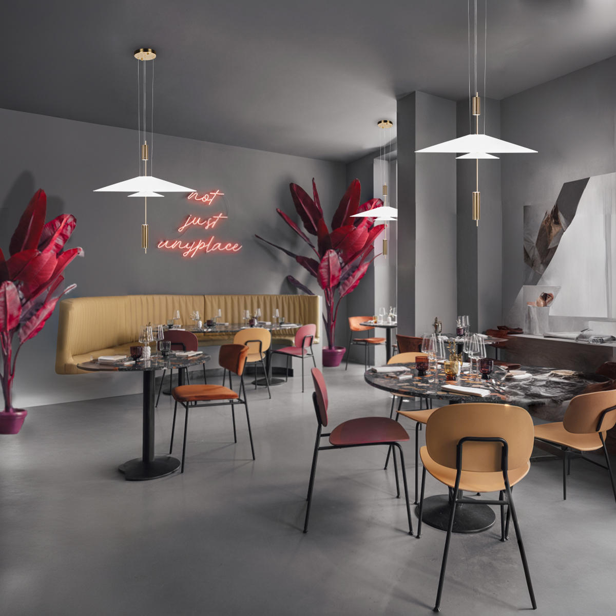 Подвесной светильник 50*83 см, 3*GU5.3*20W  LOFT IT Skylar 10244/B Brass латунь